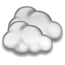 Céu nublado ao longo do dia.