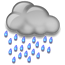 Possibilidade de chuva ao longo do dia.